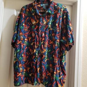 Big dogs chili pepper button down